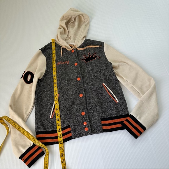 Stussy Snap Button Varsity Hoodie, M - Picture 7 of 12